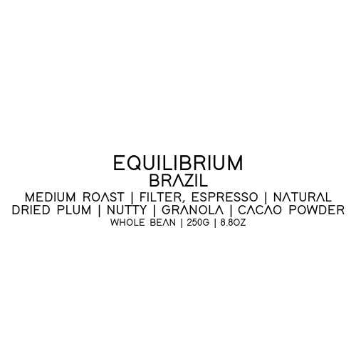 Equilibrium | Medium Roast | Whole Bean | 8.8 oz