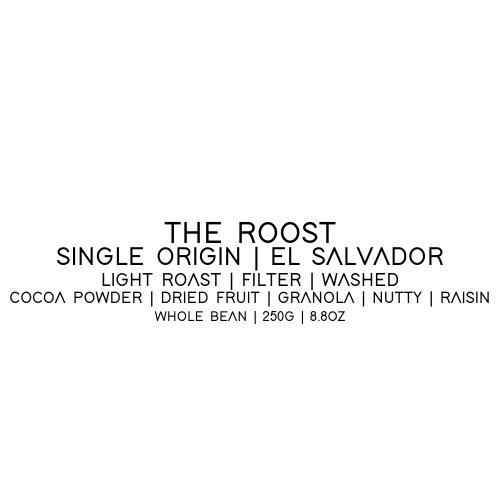 Roost | Light Roast | Whole Bean | 8.8 oz